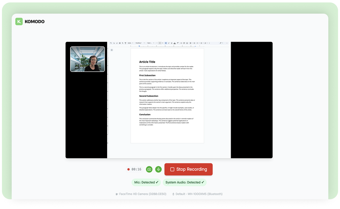 best free inline screen recorders screenshot