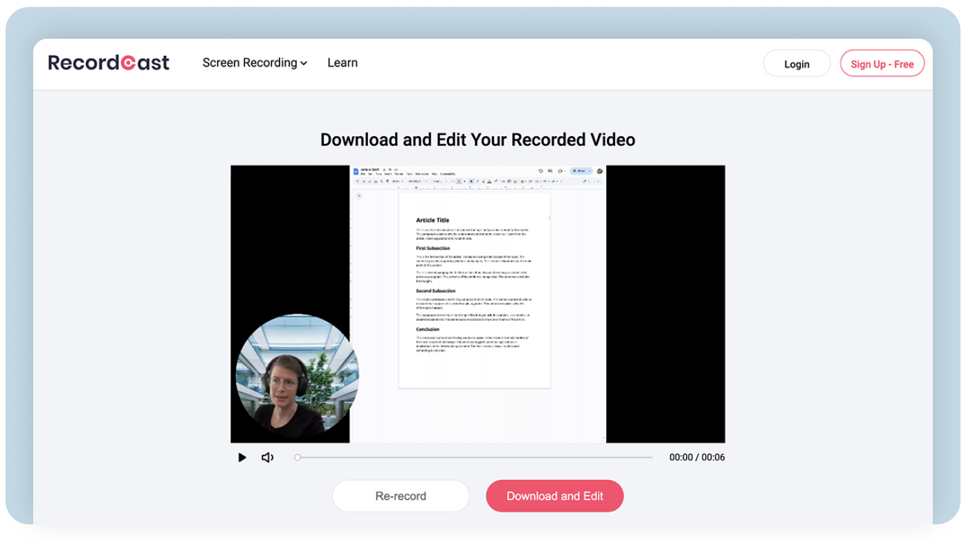 best free inline screen recorders screenshot